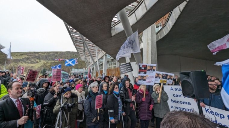 Protesta Escocia