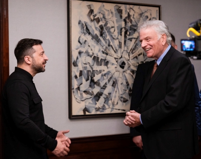 Franklin Graham y Volodymyr Zelensky