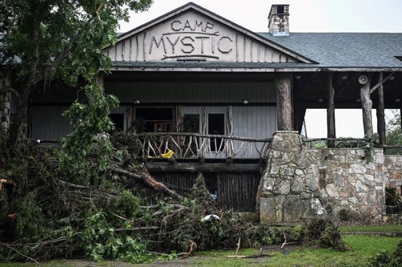 Campamento Mystic en Texas arrasado por inundación