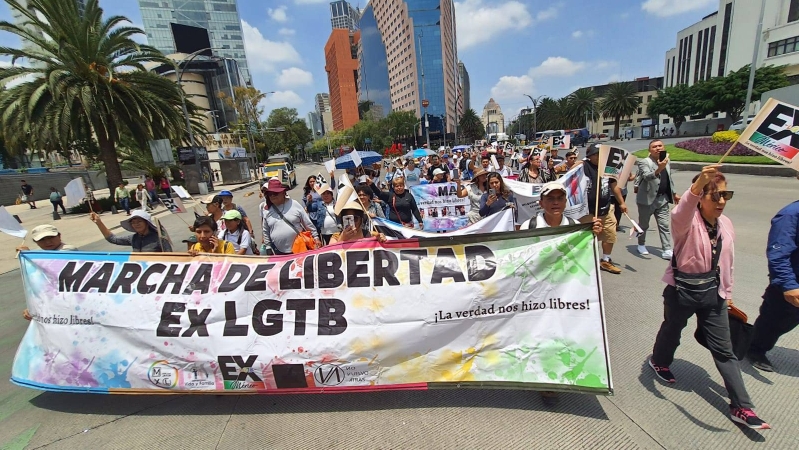 Marcha por la libertad ex LGBT México