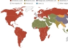 Mapa de religiones del mundo