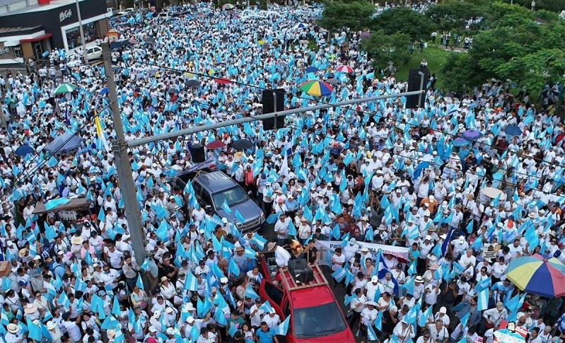 Marcha de oración por Honduras