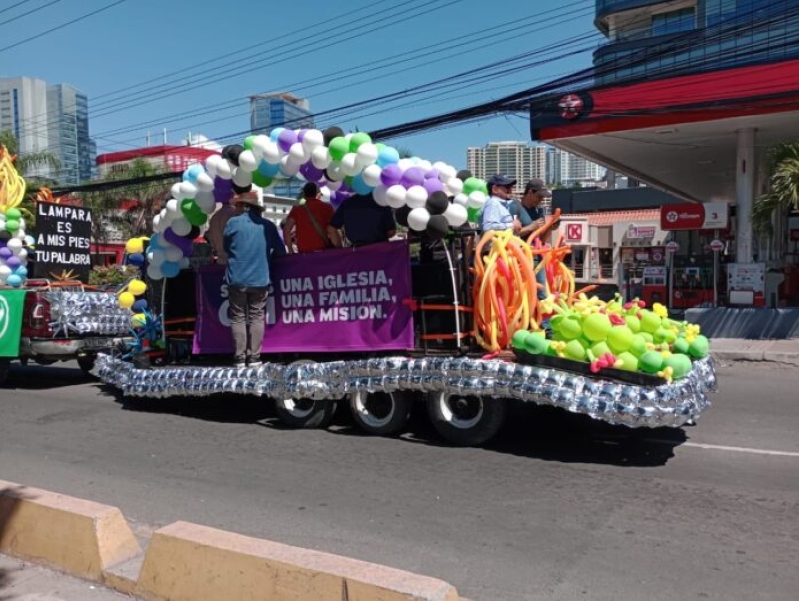 Marcha Día de la Biblia en Honduras