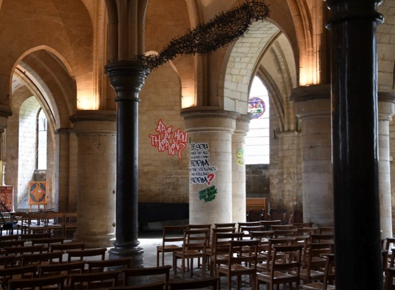 Graffiti en Catedral de Canterbury