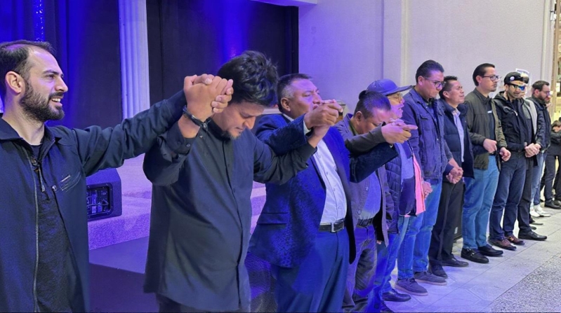 Oración de pastores en Chiapas