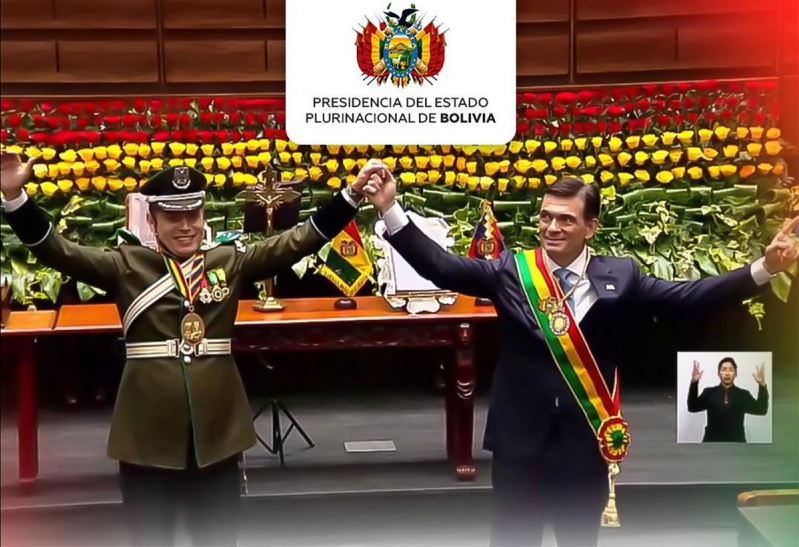 Asunción presidente de Bolivia