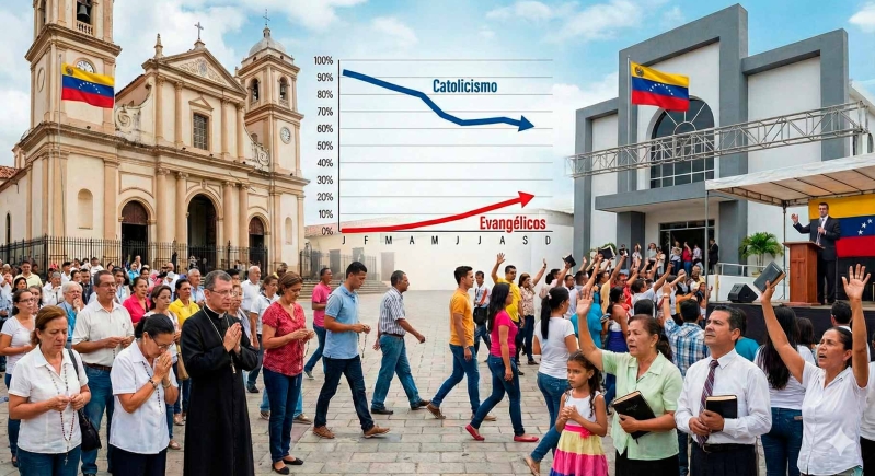 Evangélicos versus católicos en Venezuela