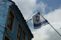 Bandera de Israel en Bogotá
