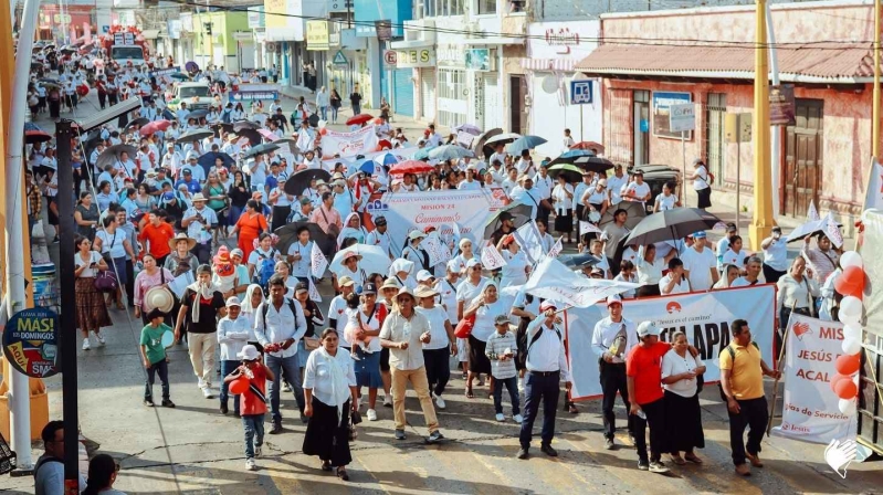 Marcha por la paz en Chiapas
