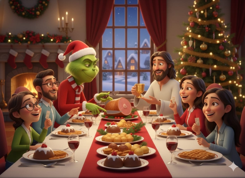 El Grinch con Jesús