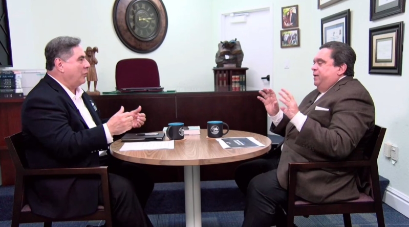 Luis Ángel Díaz-Pabón y obispo Ángel Marcial