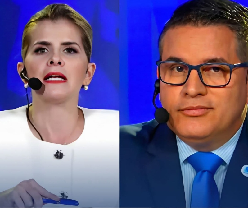 Laura Fernandez y Fabricio Alvarado