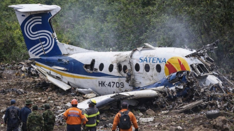 Accidente aéreo en Colombia