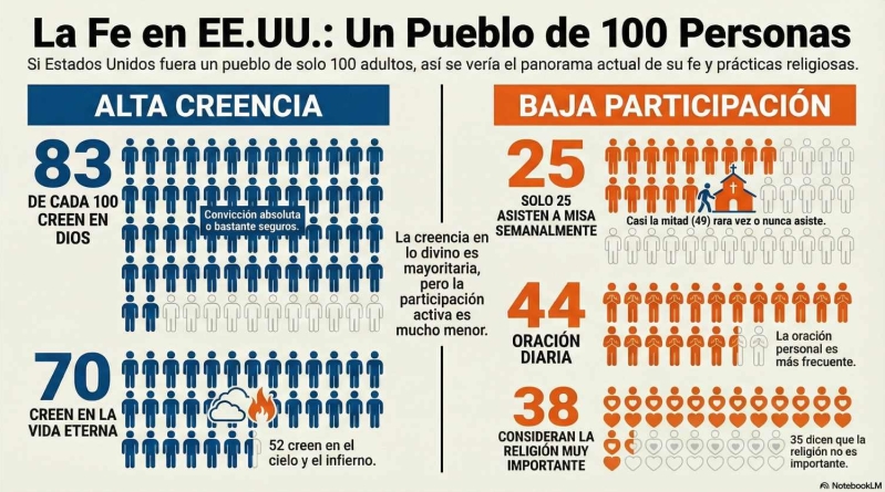 Infográfico La Fe en EEUU