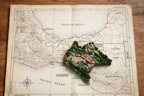 Mapa de Chipas, México