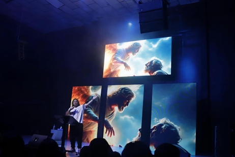 Rigoberto Hidalgo, Circo del Ateísmo