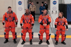 Tripulación de la misión espacial Artemis 2 a la luna