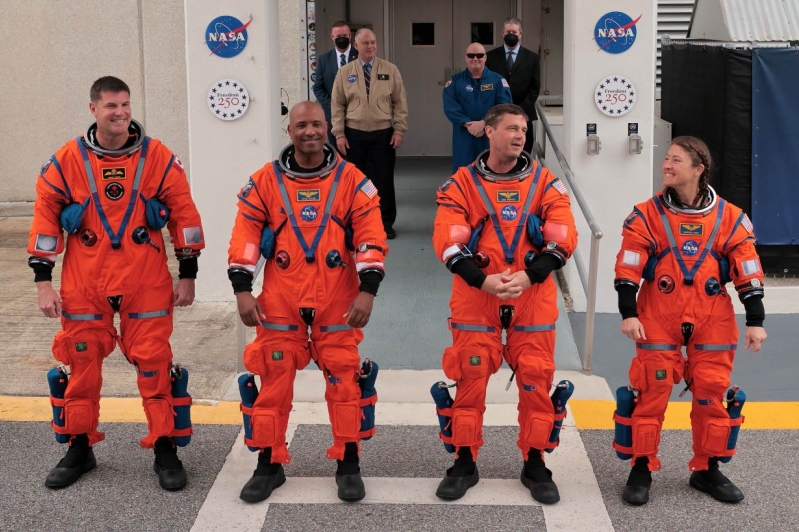 Tripulación de la misión espacial Artemis 2 a la luna