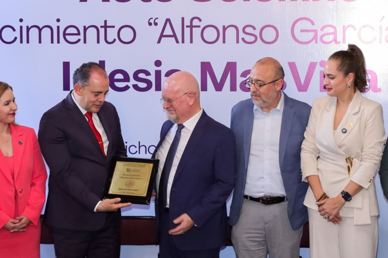 Reconocimiento a Iglesia Mas Vida
