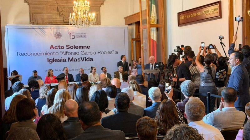 Reconocimiento a Iglesia Mas Vida