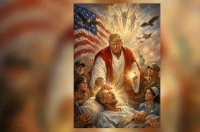 Donald Trump como Jesus