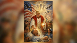 Donald Trump como Jesus