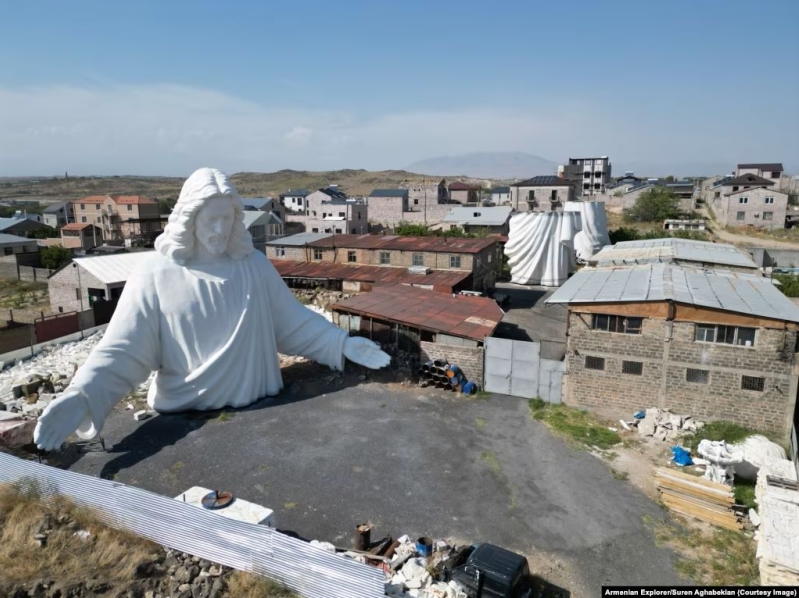 Estatua de Jesús en Armenia