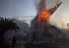 Iglesia quemada en Chile