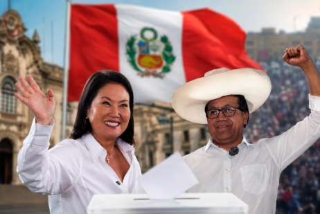 Elecciones en Perú, Keiko Fujimori y Roberto Sánchez