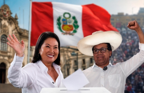 Elecciones en Perú, Keiko Fujimori y Roberto Sánchez