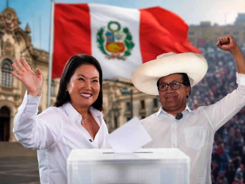 Elecciones en Perú, Keiko Fujimori y Roberto Sánchez