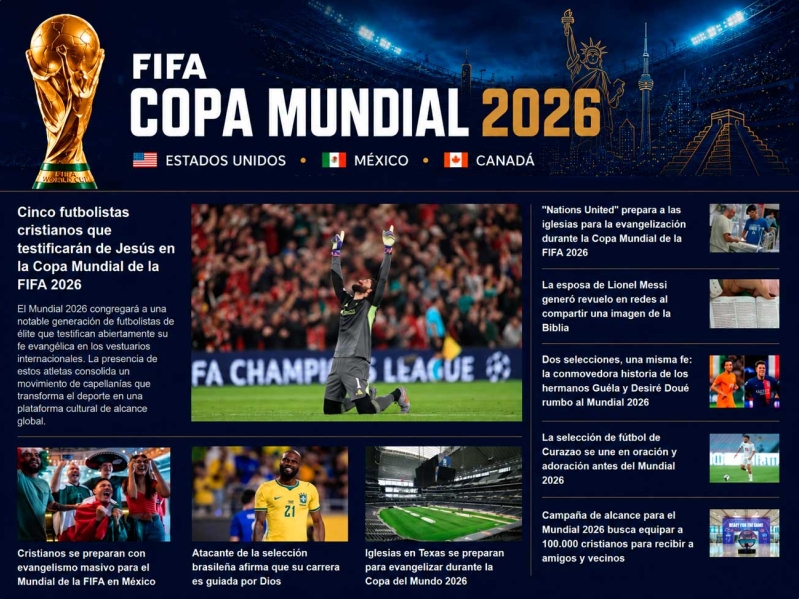 Sección Copa Mundial 2026 Diario Cristiano