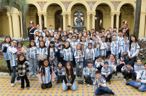 Niños en Casa Rosada