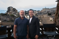 Samuel Rodríguez y Mel Gibson