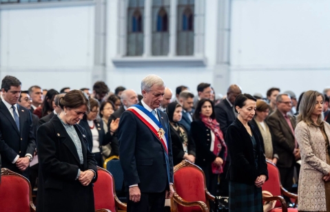 Jose Antonio Kast en Te Deum evangélico