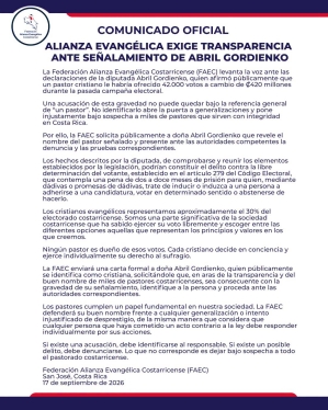 FAEC pastores voto