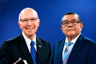 Fernando Solares y Jeremías Pirir