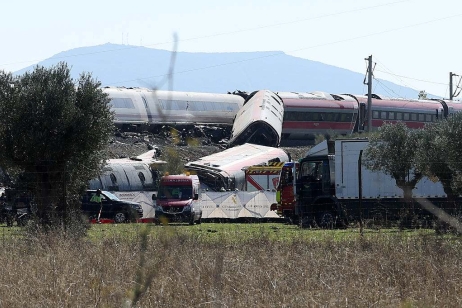 Accidente de trenes en España