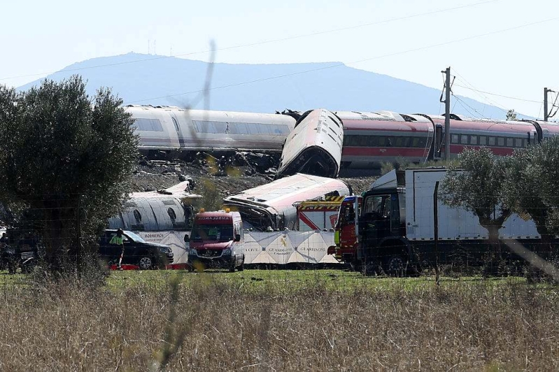 Accidente de trenes en España