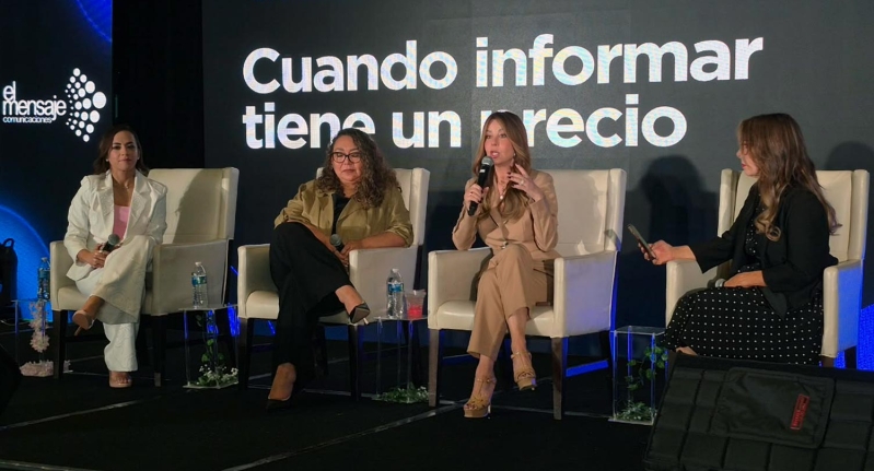 Tayhana García, Neyra Moncayo, Myrka Dellanos y Fabiola Romero