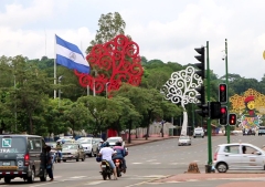 Evangélicos nicaragüenses se unen a la policía para prevenir accidentes