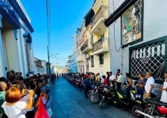 Motociclistas de Santiago de Cuba se reúnen para orar por su protección