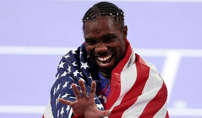 Noah Lyles, ganador de los 100 mts planos: 