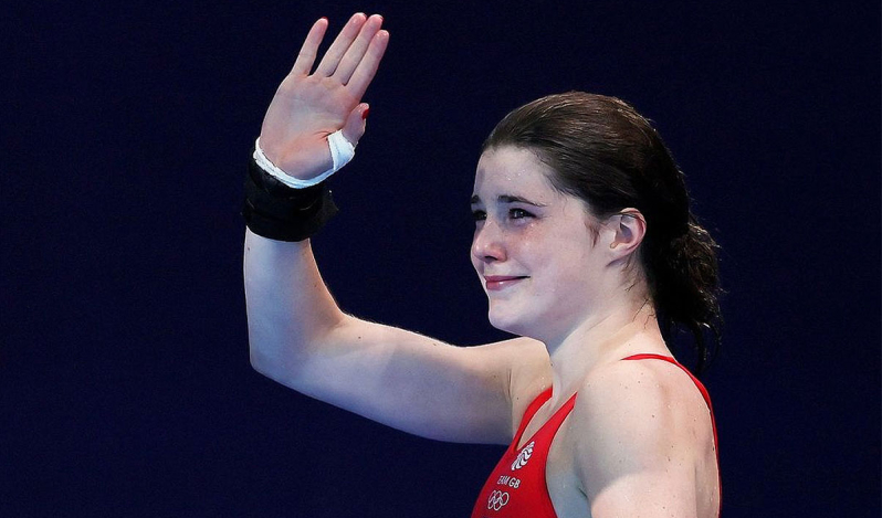 Nadadora olímpica de Gran Bretaña dio