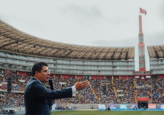 30 mil peruanos celebraron la evangelización y la solidaridad