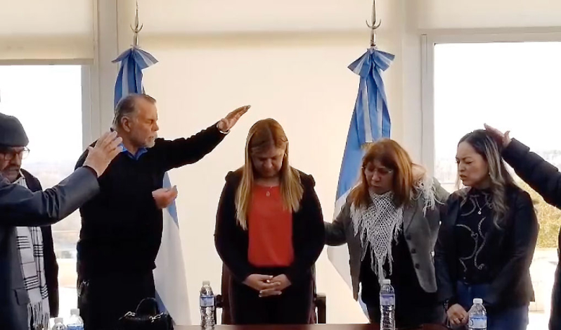 Vicegobernadora apoya acciones evangélicas y recibe bendición pastoral