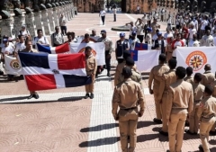 Jóvenes cristianos marchan en Santo Domingo para promover principios bíblicos