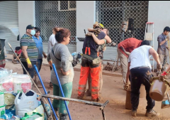 Una iglesia que apenas comenzaba, ahora lucha por levantarse tras las inundaciones en Valencia