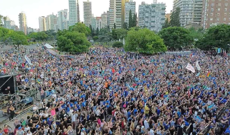 Decenas de miles participaron de 