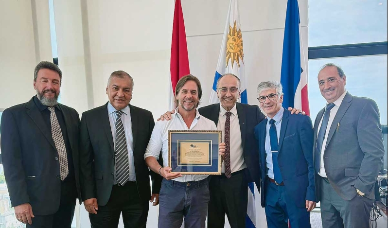 Presidente Luis Lacalle Pou recibió a representantes de la Alianza Evangélica de Uruguay